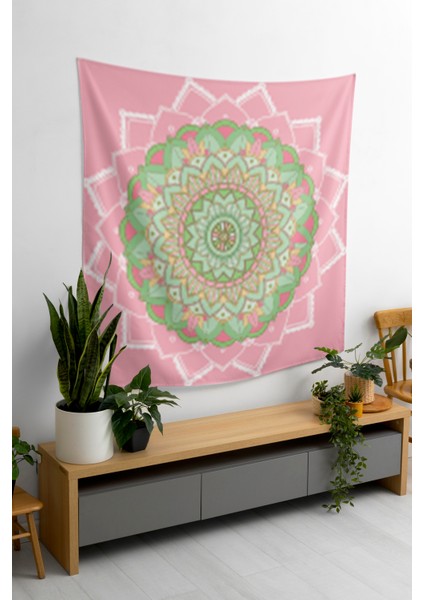 Bohem,yoga, Meditasyon,burçlar ve Mandala Temalı, Duvar Örtüsü 60