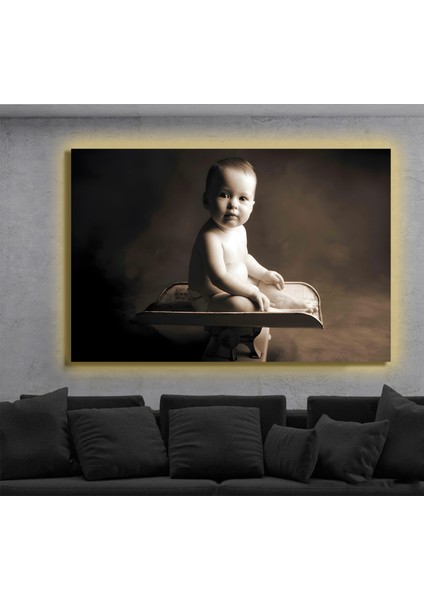 LED Işıklı Kanvas Tablo, 3D Dekoratif Baskılı Tablo Yapay Zeka Destekli Modern Tasarımlar 337