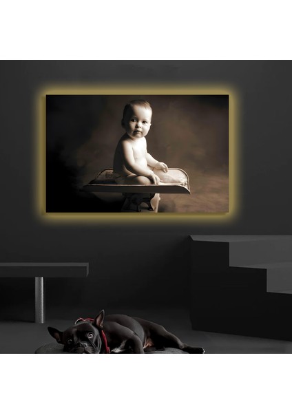 LED Işıklı Kanvas Tablo, 3D Dekoratif Baskılı Tablo Yapay Zeka Destekli Modern Tasarımlar 337