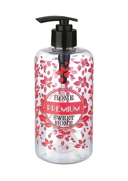 Şeffaf Sıvı Sabunluk Yuvarlak Plastik Pompalı 500 ml fiyatları