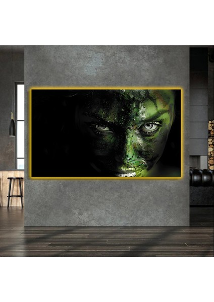 LED Işıklı Kanvas Tablo, 3D Dekoratif Baskılı Tablo Yapay Zeka Destekli Modern Tasarımlar 462