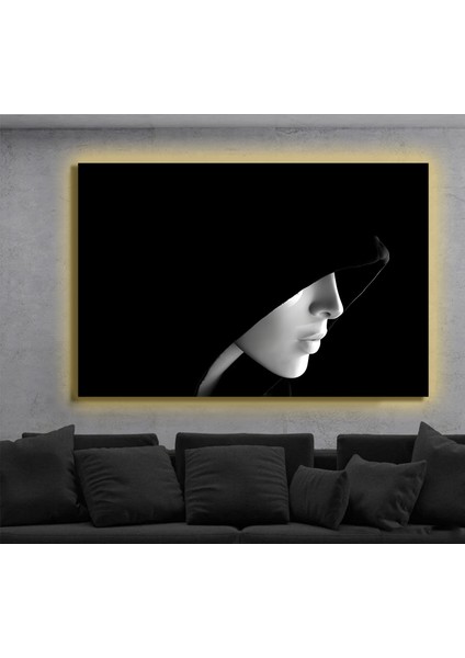 LED Işıklı Kanvas Tablo, 3D Dekoratif Baskılı Tablo Yapay Zeka Destekli Modern Tasarımlar 141