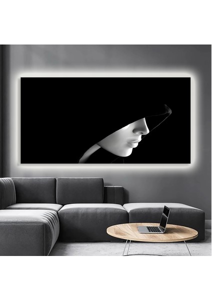 LED Işıklı Kanvas Tablo, 3D Dekoratif Baskılı Tablo Yapay Zeka Destekli Modern Tasarımlar 141
