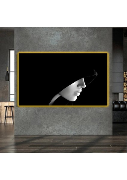LED Işıklı Kanvas Tablo, 3D Dekoratif Baskılı Tablo Yapay Zeka Destekli Modern Tasarımlar 141