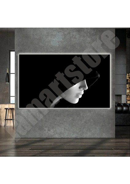 LED Işıklı Kanvas Tablo, 3D Dekoratif Baskılı Tablo Yapay Zeka Destekli Modern Tasarımlar 141