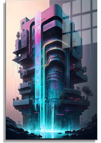 Space/uzay Yapay Zeka Özel Tasarım Cam Tablo Ofis, Mutfak Çocuk Odası, Salon 14