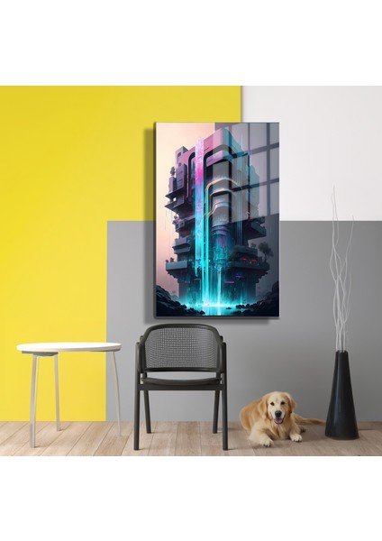 Space/uzay Yapay Zeka Özel Tasarım Cam Tablo Ofis, Mutfak Çocuk Odası, Salon 14 fırsatları