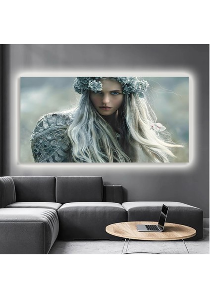 LED Işıklı Kanvas Tablo, 3D Dekoratif Baskılı Tablo Yapay Zeka Destekli Modern Tasarımlar 274