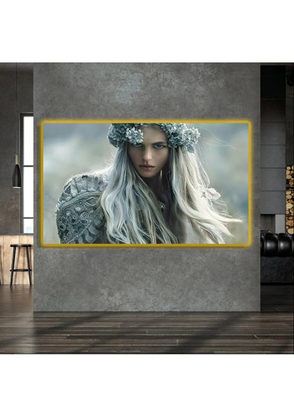 LED Işıklı Kanvas Tablo, 3D Dekoratif Baskılı Tablo Yapay Zeka Destekli Modern Tasarımlar 274