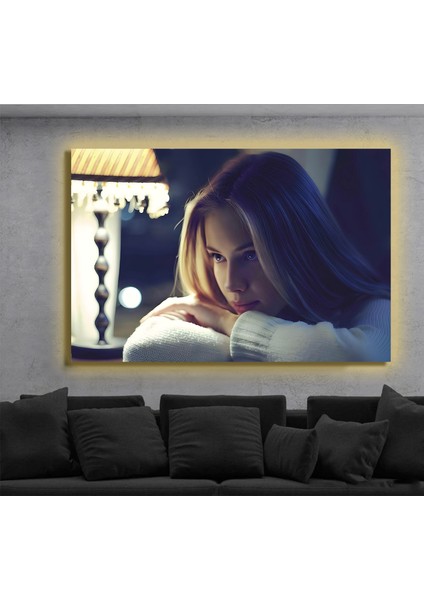 LED Işıklı Kanvas Tablo, 3D Dekoratif Baskılı Tablo Yapay Zeka Destekli Modern Tasarımlar 332