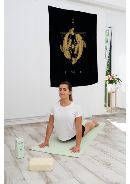 Bohem,yoga, Meditasyon,burçlar ve Mandala Temalı, Duvar Örtüsü 111