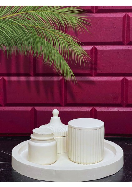 Modern ve Minimalist 6 Parçalı Dekoratif Set – El Yapımı & Şık Tasarım