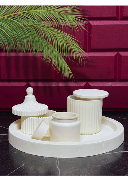 Modern ve Minimalist 6 Parçalı Dekoratif Set – El Yapımı & Şık Tasarım