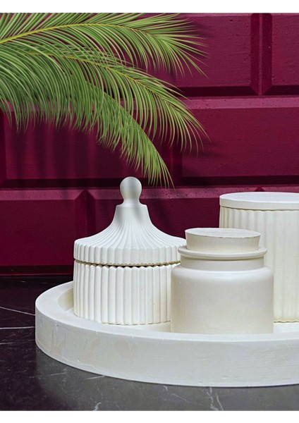 Modern ve Minimalist 6 Parçalı Dekoratif Set – El Yapımı & Şık Tasarım