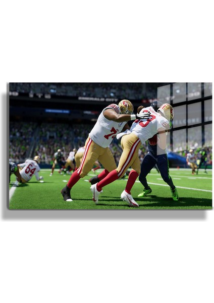 Ikonik Fotoğraflar,spor Fotoğraflarları Yapay Zeka Destekli, 3D Dekoratif Baskı Cam Tablo 167