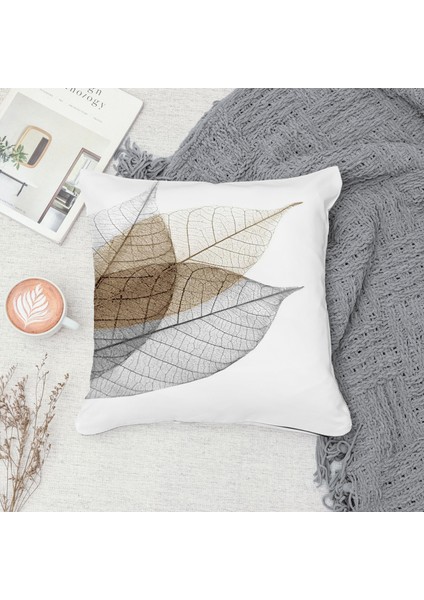 Çift Taraf Baskılı Gizli Di Özel Tasarım Süet Dokulu Kırlent Kılıfı Takımı 291