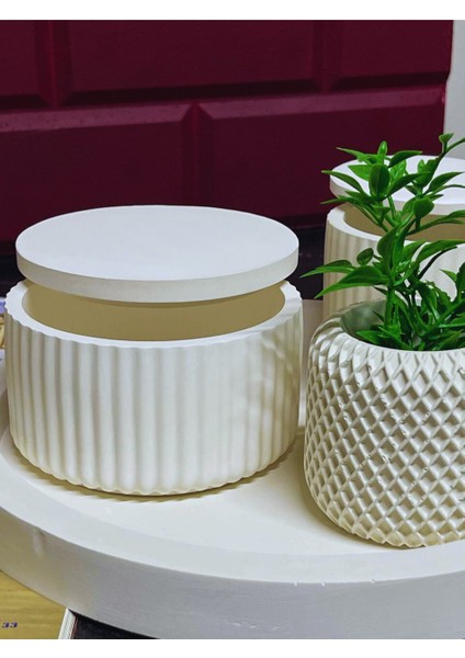 Şık 6 Parçalı Dekoratif Modern Tarzda Kapaklı Organizer Seti