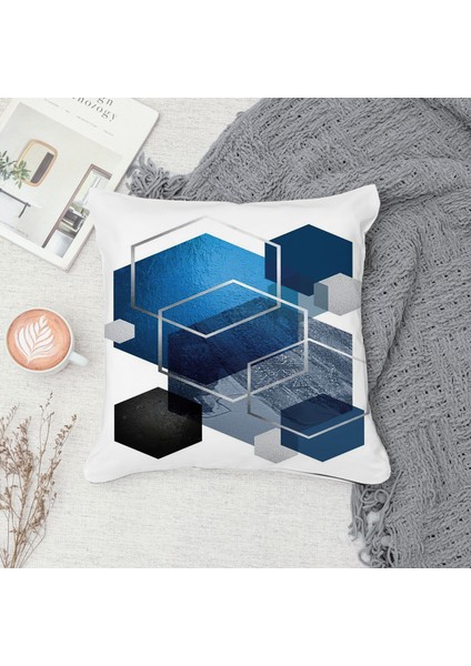 Çift Taraf Baskılı Gizli Di Özel Tasarım Süet Dokulu Kırlent Kılıfı Takımı 295