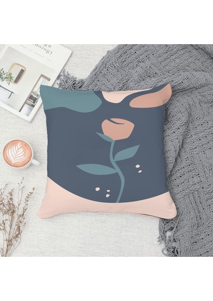 Çift Taraf Baskılı Gizli Di Özel Tasarım Süet Dokulu Kırlent Kılıfı Takımı 64