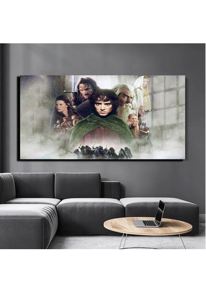 Sanatsal Yapayzeka, Creative Art, 3D Dekoratif Baskı Yatay Cam Tablo 118