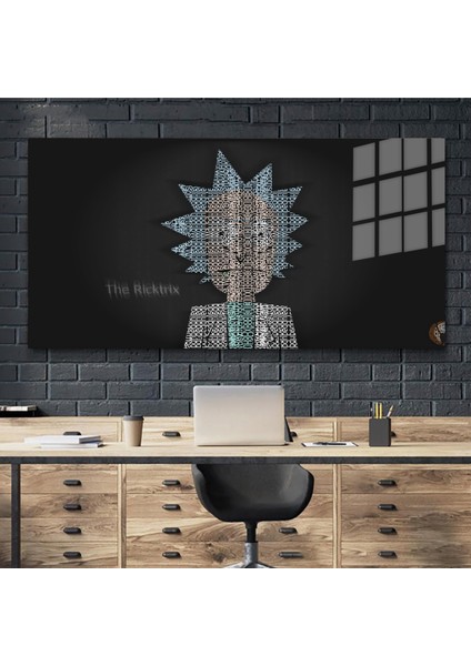 Sanatsal Yapayzeka, Creative Art, 3D Dekoratif Baskı Yatay Cam Tablo 26