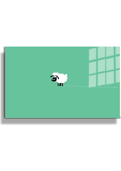 Sanatsal Yapayzeka, Creative Art, 3D Dekoratif Baskı Yatay Cam Tablo 290