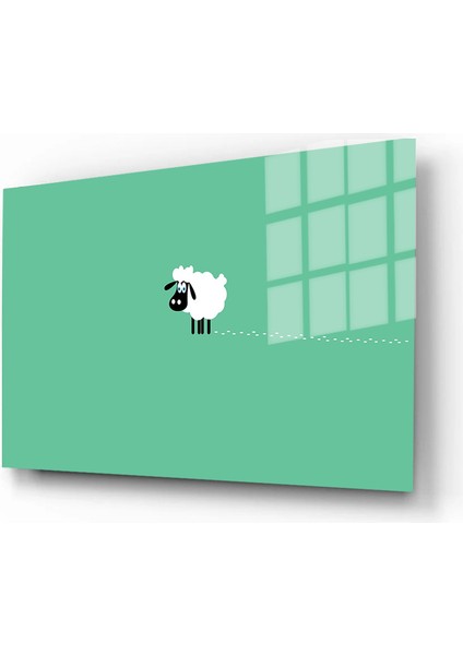 Sanatsal Yapayzeka, Creative Art, 3D Dekoratif Baskı Yatay Cam Tablo 290 fiyatları