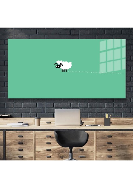 Sanatsal Yapayzeka, Creative Art, 3D Dekoratif Baskı Yatay Cam Tablo 290 modelleri