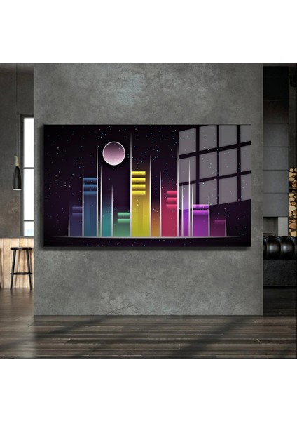 Sanatsal Yapayzeka, Creative Art, 3D Dekoratif Baskı Yatay Cam Tablo 304