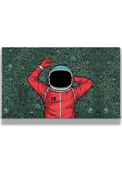 Sanatsal Yapayzeka, Creative Art, 3D Dekoratif Baskı Yatay Cam Tablo 45