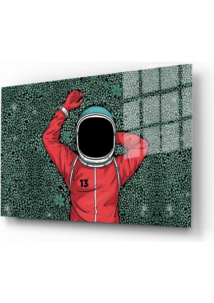 Sanatsal Yapayzeka, Creative Art, 3D Dekoratif Baskı Yatay Cam Tablo 45 fiyatları