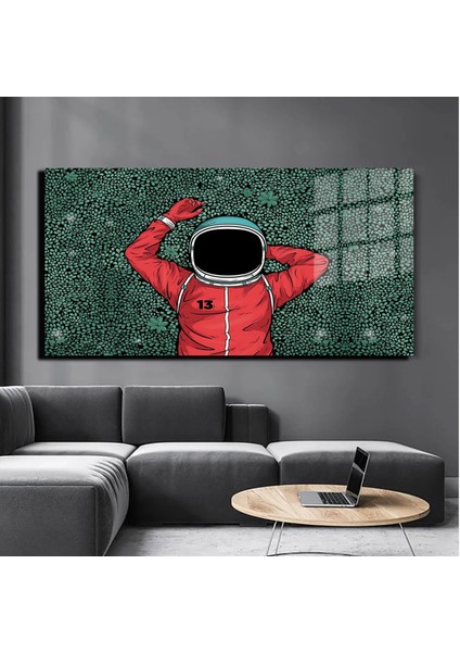 Sanatsal Yapayzeka, Creative Art, 3D Dekoratif Baskı Yatay Cam Tablo 45 fırsatları