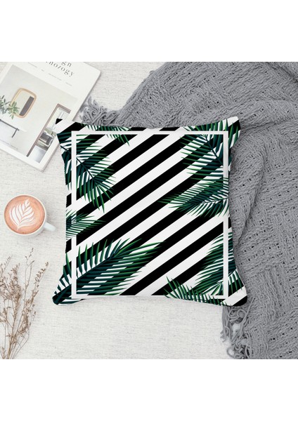 Çift Taraf Baskılı Gizli Di Özel Tasarım Süet Dokulu Kırlent Kılıfı Takımı 136