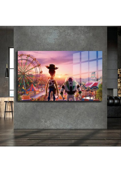 Sanatsal Yapayzeka, Creative Art, 3D Dekoratif Baskı Yatay Cam Tablo 132 indirimleri