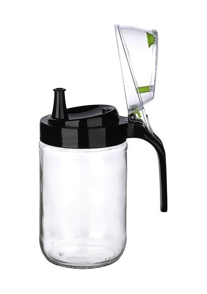 Cam Yağdanlık - Kulplu Sirkelik Sosluk 660 ml