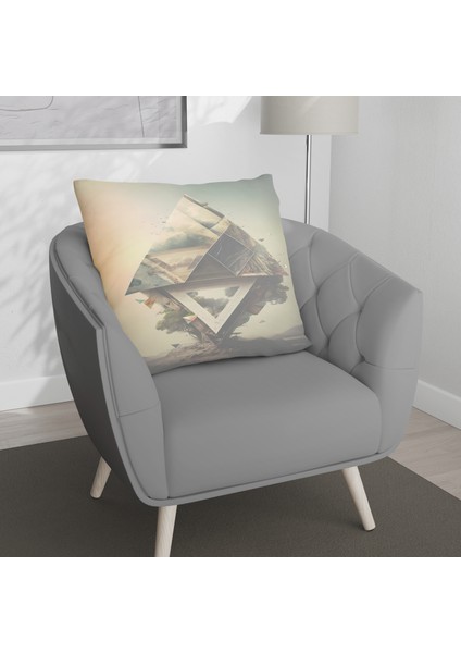 Çift Taraf Baskılı Gizli Di Özel Tasarım Süet Dokulu Kırlent Kılıfı Takımı 135 fırsatları