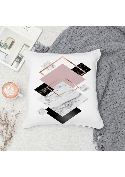 Çift Taraf Baskılı Gizli Di Özel Tasarım Süet Dokulu Kırlent Kılıfı Takımı 125