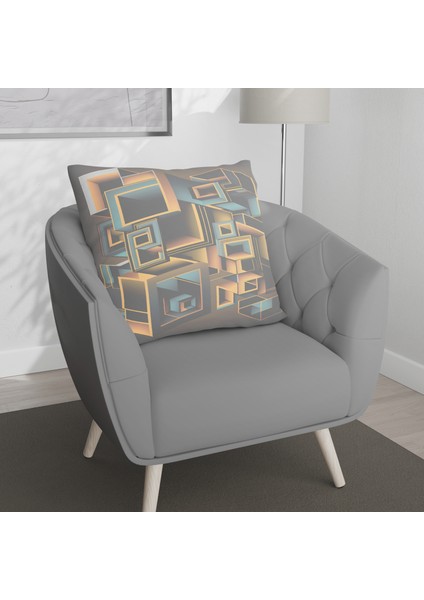 Çift Taraf Baskılı Gizli Di Özel Tasarım Süet Dokulu Kırlent Kılıfı Takımı 125 fırsatları