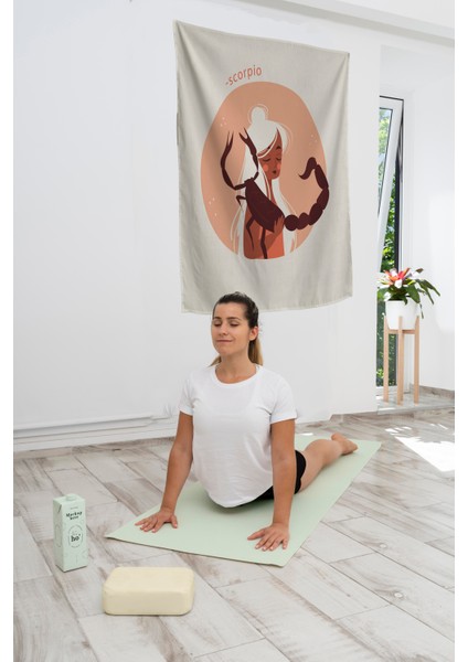 Bohem,yoga, Meditasyon,burçlar ve Mandala Temalı, Duvar Örtüsü 88