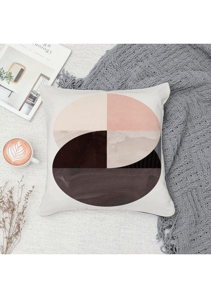 Çift Taraf Baskılı Gizli Di Özel Tasarım Süet Dokulu Kırlent Kılıfı Takımı 124