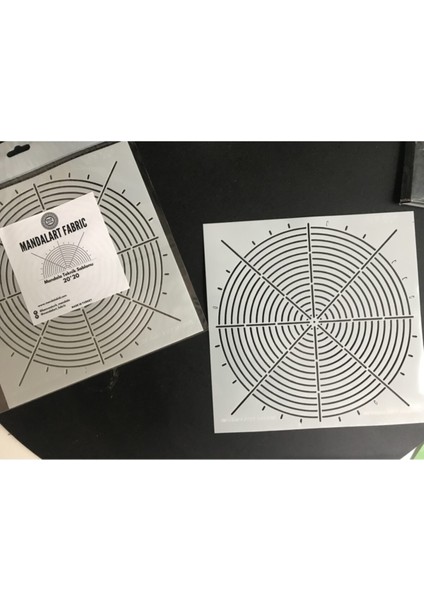 Mandala Teknik Şablon, 30*30 cm Mandala Yapmak İsteyenler için