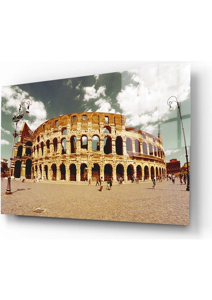 Doğa, Manzara 3D Dekoratif Baskı Yatay Cam Tablo 01