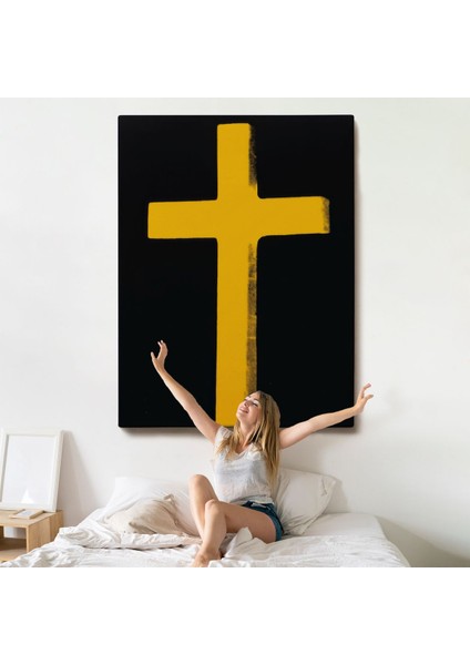 Sarı Haç Tablosu - CROSS-8105