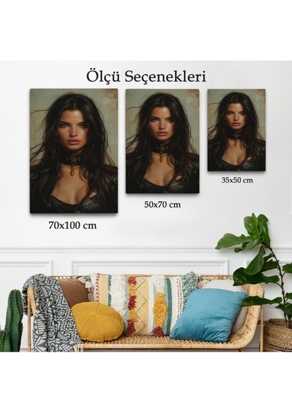 Esmer Latin Güzeli Kadın TABLOSU-7779 modelleri