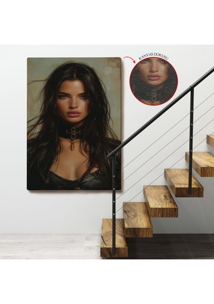 Esmer Latin Güzeli Kadın TABLOSU-7779 fırsatları