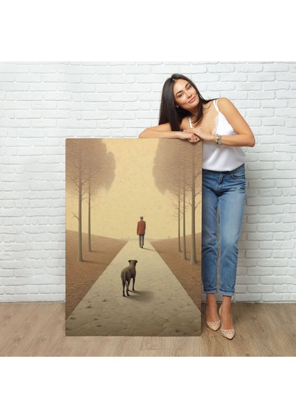 Hiçliğe Yürüyen Yalnız Adam TABLO-7520