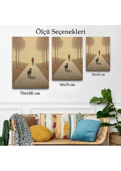 Hiçliğe Yürüyen Yalnız Adam TABLO-7520