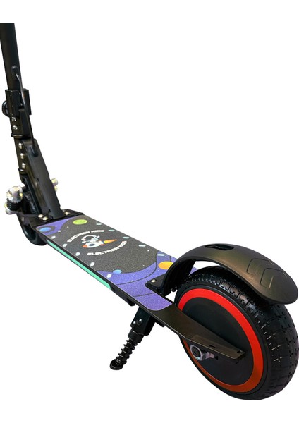 S5 Elektrikli Çocuk Scooter - 130W, LED Işıklı, Amortisörlü (Dizlik ve Dirseklik Hediyeli)