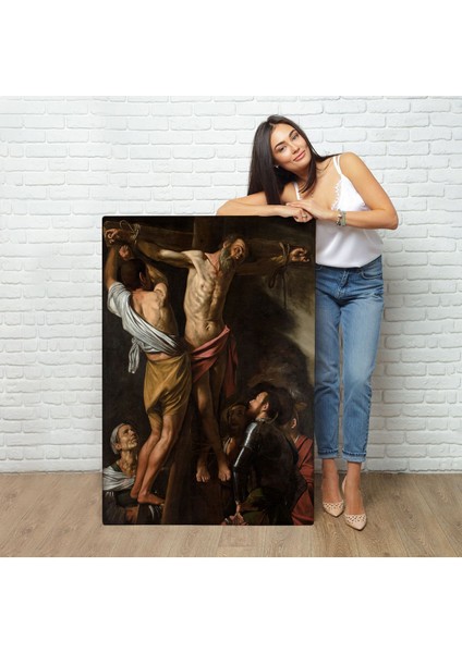 Caravaggio - Aziz Andrew'un Çarmıha Gerilmesi Tablo - The Crucifixion Of Saint ANDREW-7424