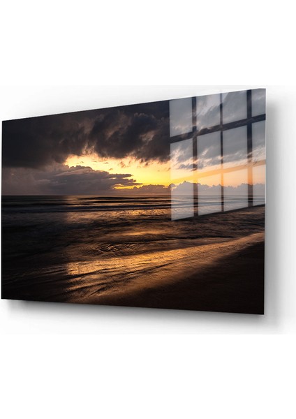 Doğa, Manzara 3D Dekoratif Baskı Yatay Cam Tablo 01